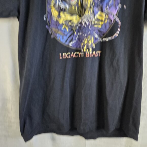 Vtg Iron Maiden "Legacy Of The Beast" World Tour T-Shirt Men LG Official Merch - Picture 3 of 8